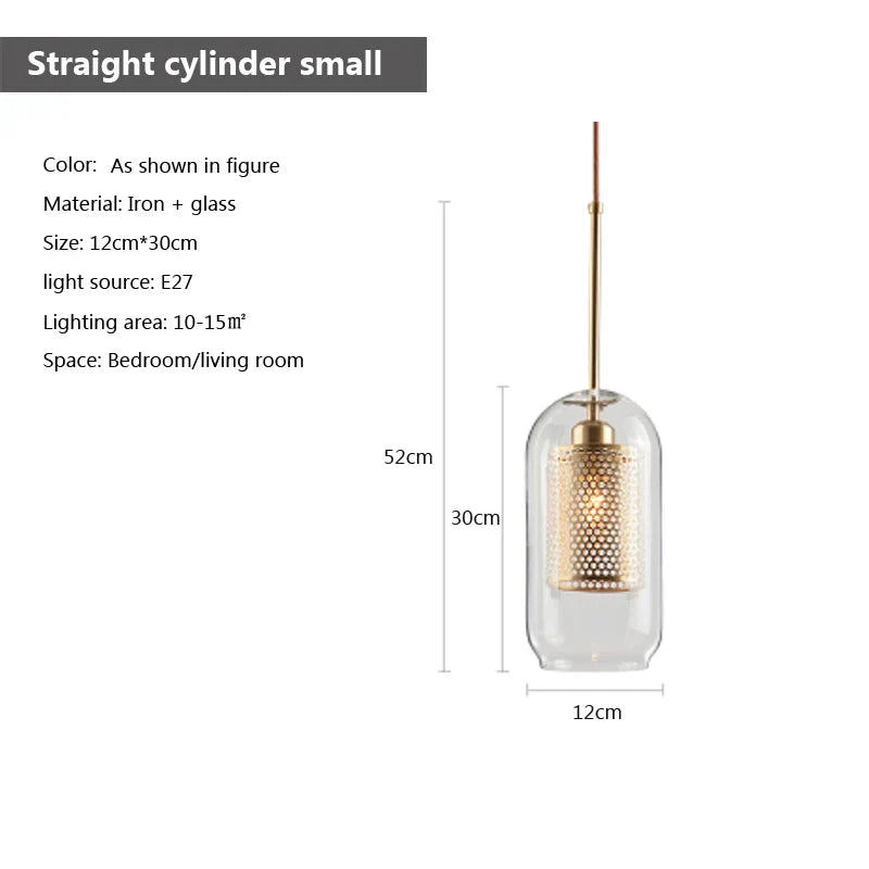 Nordische LED-Hängelampe im Industriestil