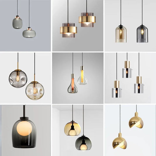 Nordische LED-Hängelampe im Industriestil