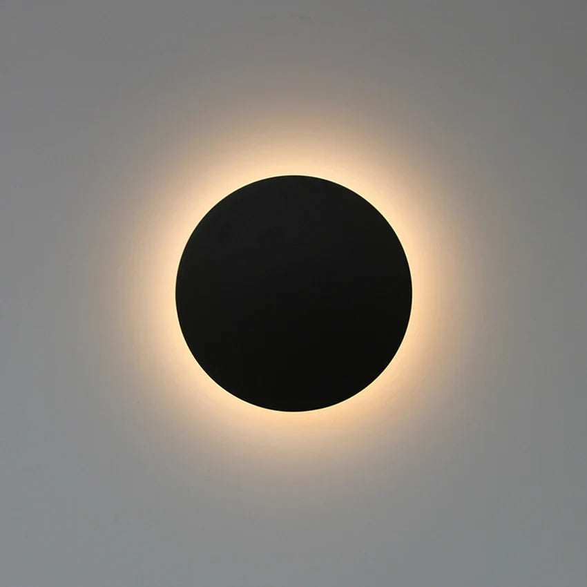 Moderne runde LED-Wandleuchte (15/20 cm)