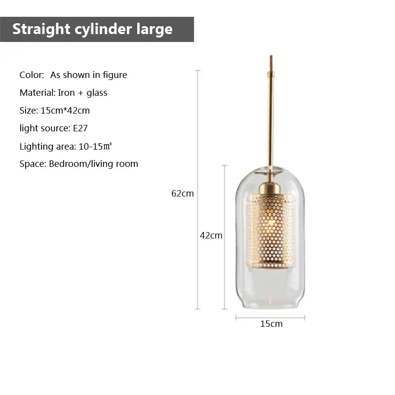 Nordische LED-Hängelampe im Industriestil