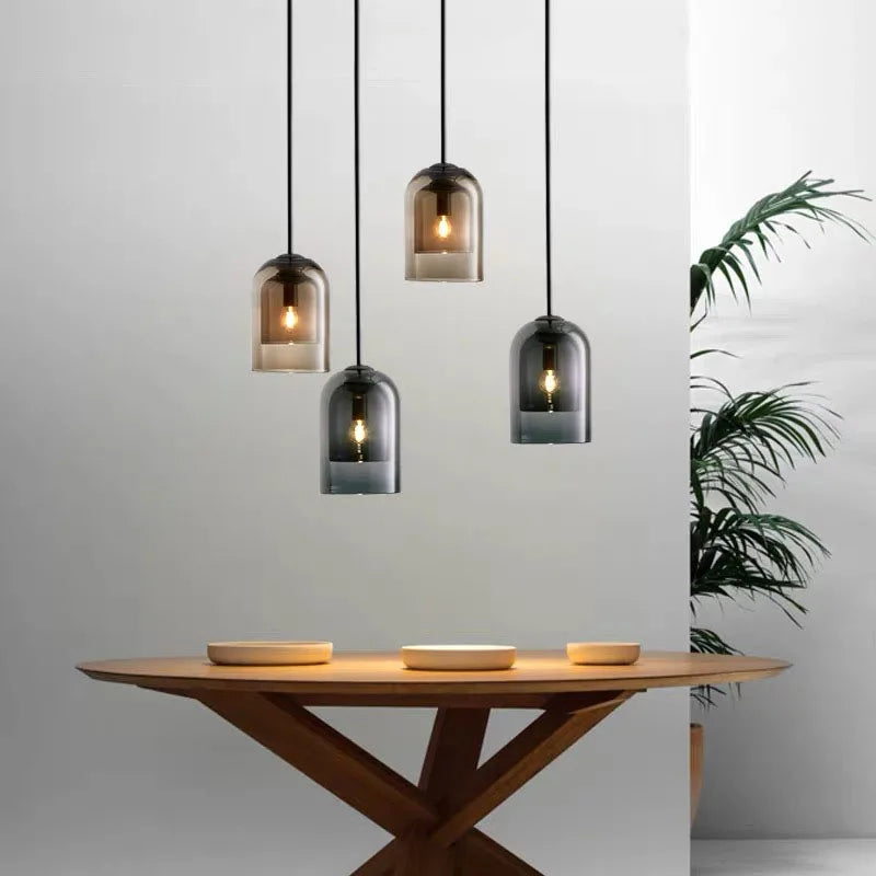 Nordische LED-Hängelampe im Industriestil