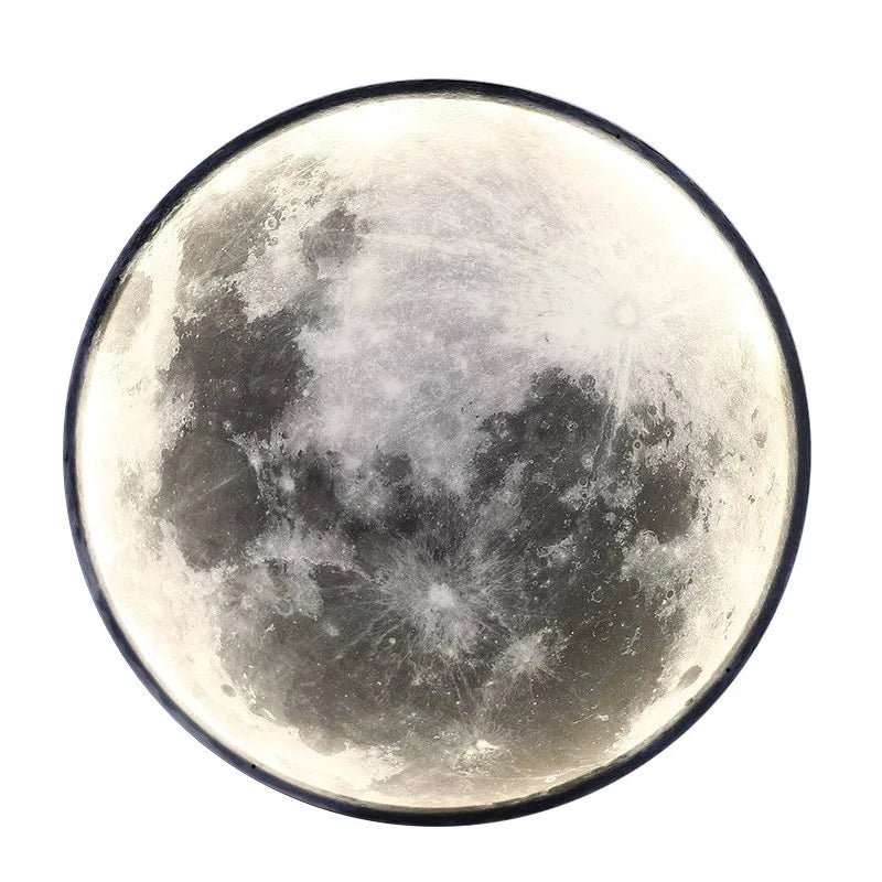 Kreative, dimmbare LED-Mondwandleuchte